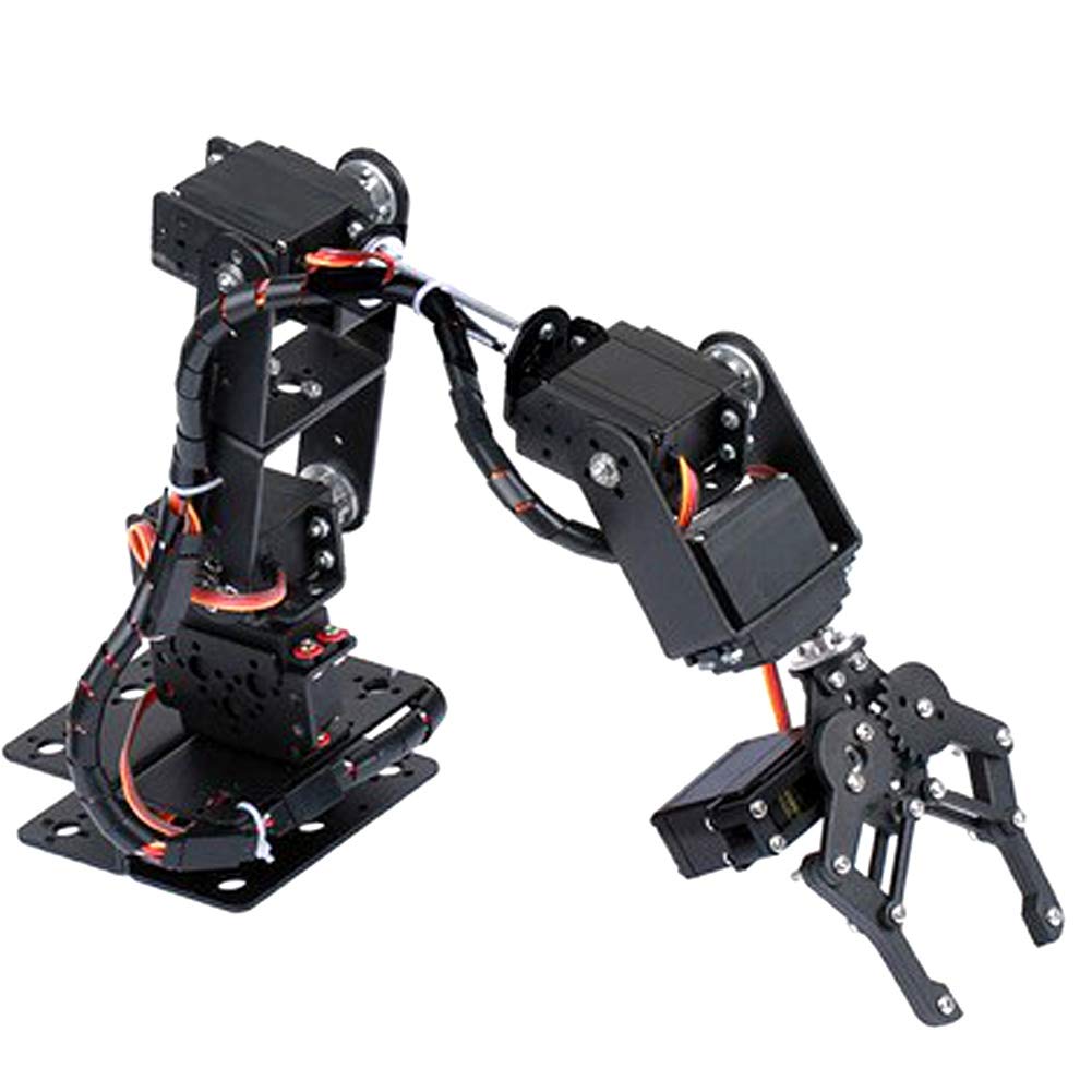 Zerodis Industrial Robot Mechanical Arm, Manipulator Robot Mechanical Arm, 6DOF, Precision Structure, Metal Gear, Powerful Power System, Stability, fo