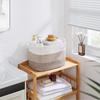 NEW 15x10x9 Inch Cotton Rope Basket Large Capacity 22L Laundry Basket Storage Woven Storage Bin for Living Room