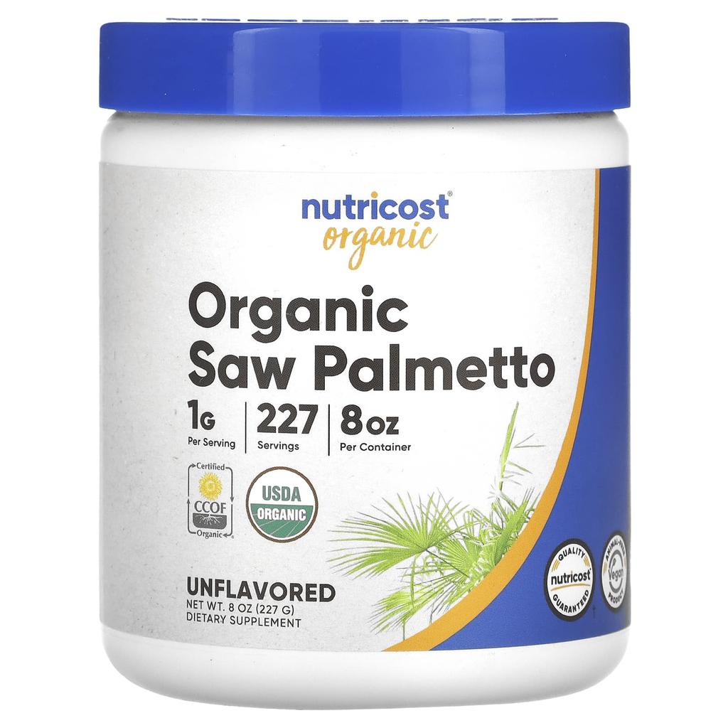 Organic Saw Palmetto, Unflavored, 227G(8Oz)