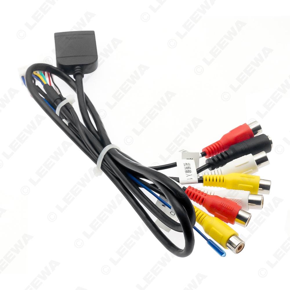 Zx Scheme 4G Card Slot AV Cable: 20-Pin RCA Output for Car Audio/Video
