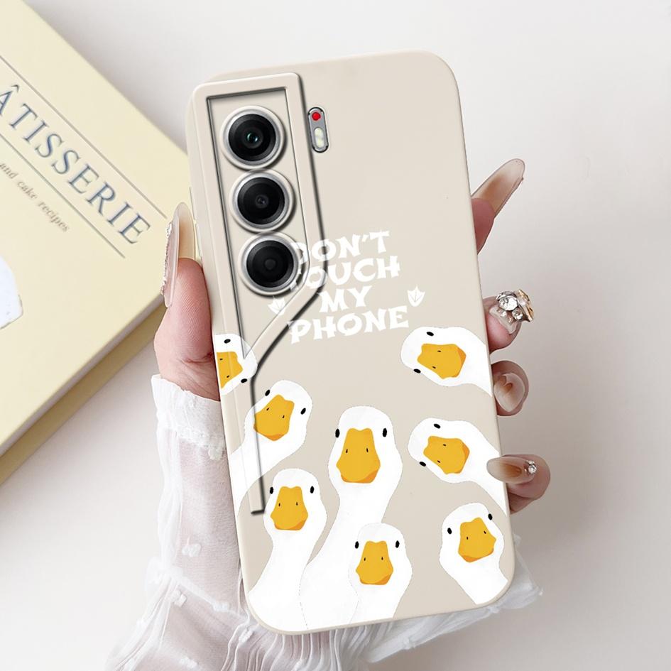 For Tecno Camon 40 Case Camon40 Pro Cover New Fashion Flower Daisy Pattern Soft Silicone Protector For Tecno Camon 40Pro 5G Capa