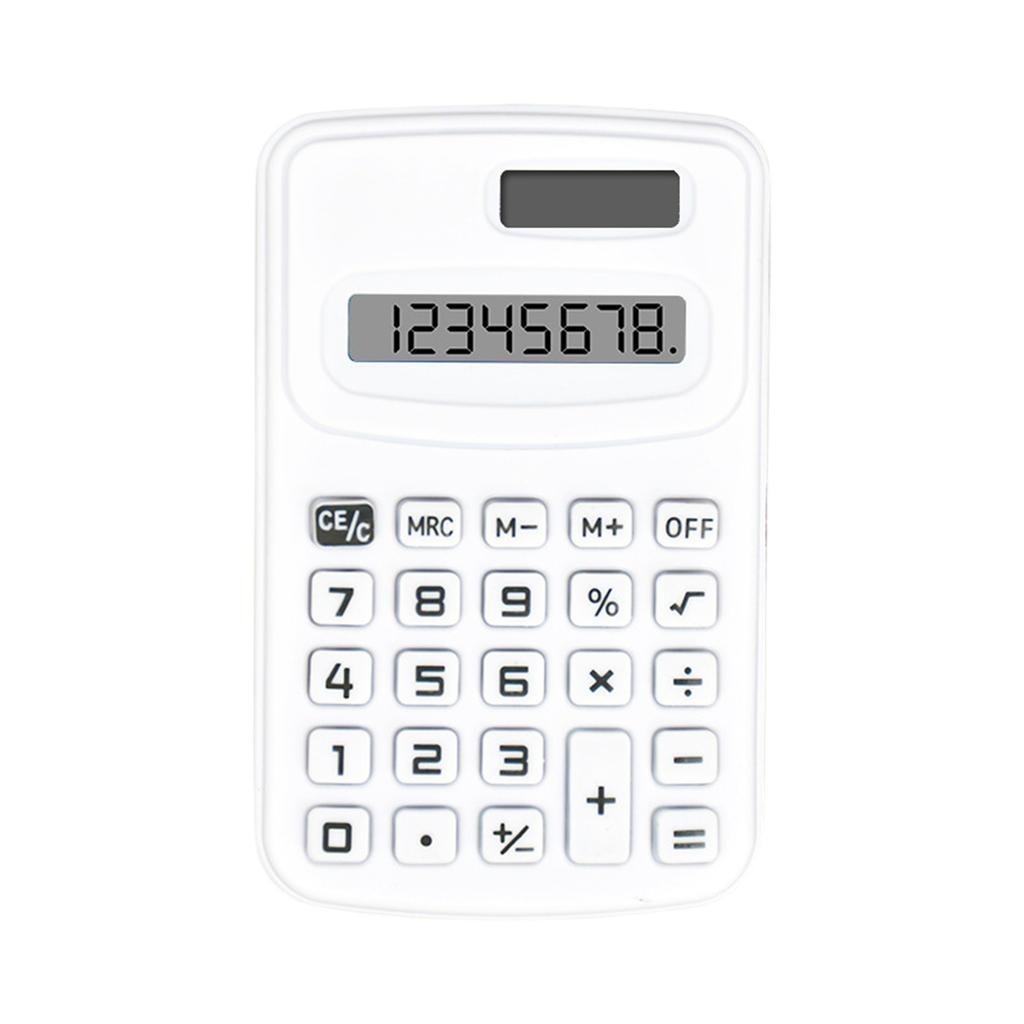 Calculatrice de poche Petite calculatrice à piles Taille Calculatrice 4 fonctions Calculatrice de base portable Pour étudiants Enfants École Maison