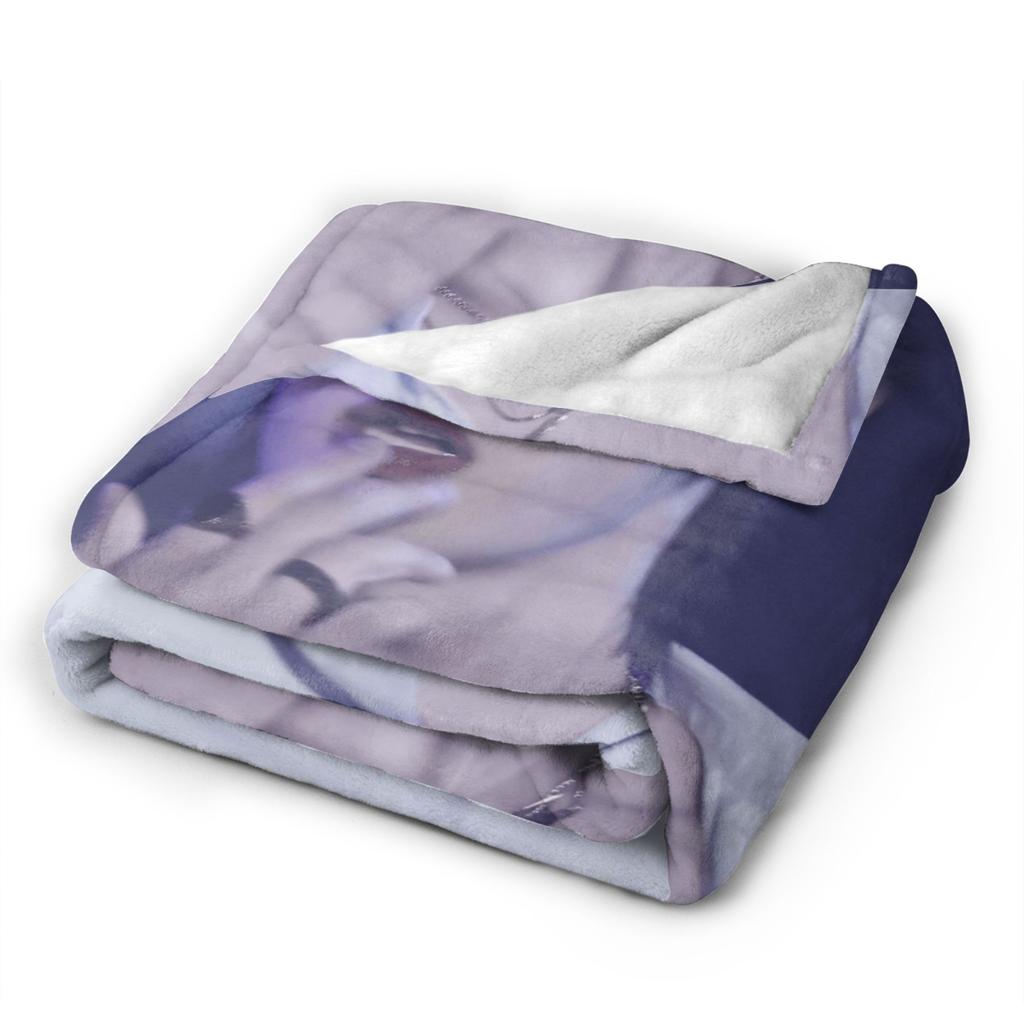 Mingi Ateez Idol Flannel Blanket  Super Soft Bedding Throws for Home Decor Picnic Pattern Bedspread Sofa Bed Cover