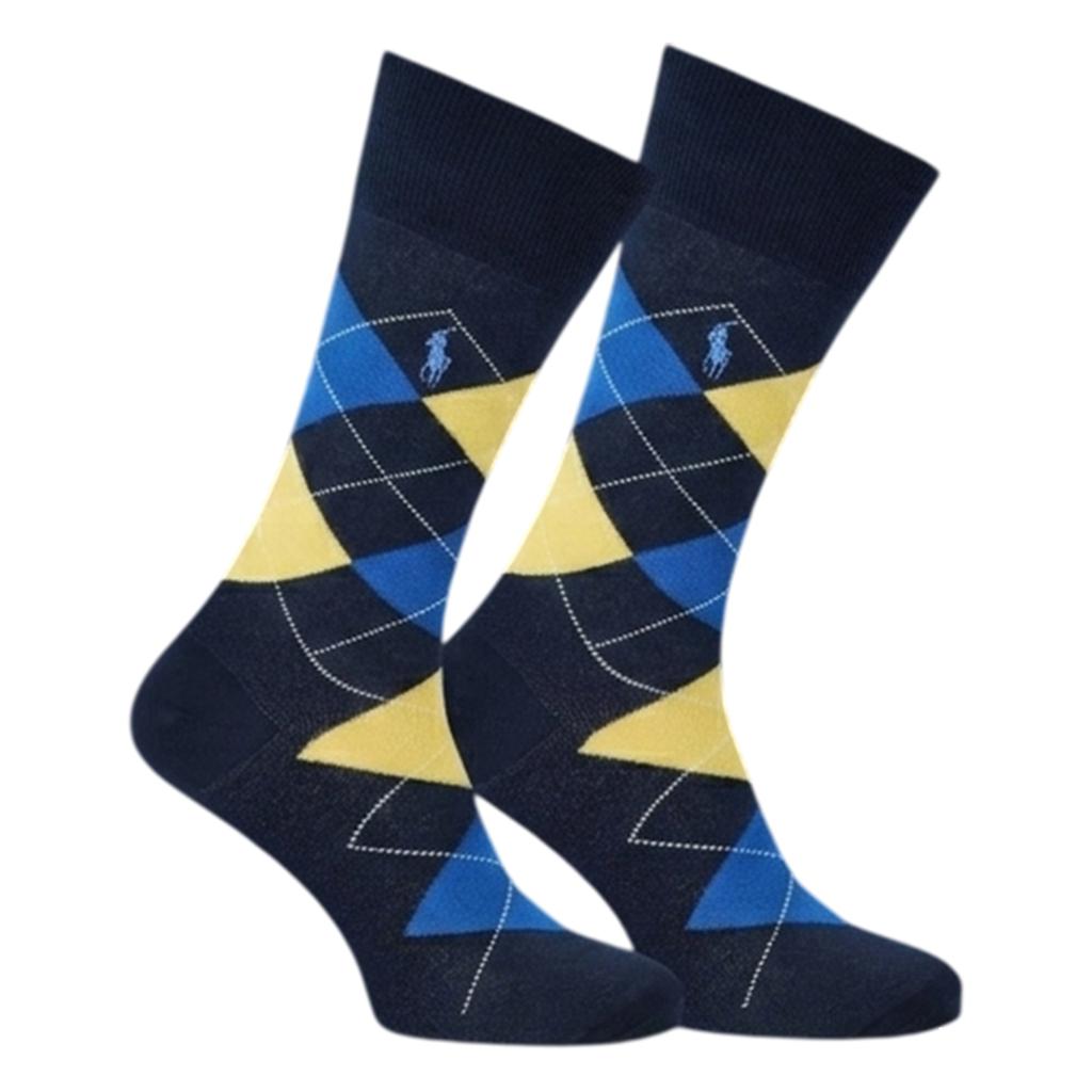 Ralph Lauren Mens Oxford Crew Socks (Pack of 3)