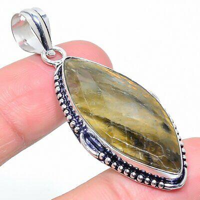

Natural Wonderful Labradorite Gemstone 925 Sterling Silver Pendant 2.17 f8A55