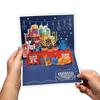Exquisite Handmade Gift Card for Chanukah Festival 3DPopUp Blessing Card