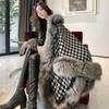 Autumn and Winter Shawl Imitation Fox Hair Women's Fur Coat Dinner Shawl Scarf Cape Imitation Fur Cape