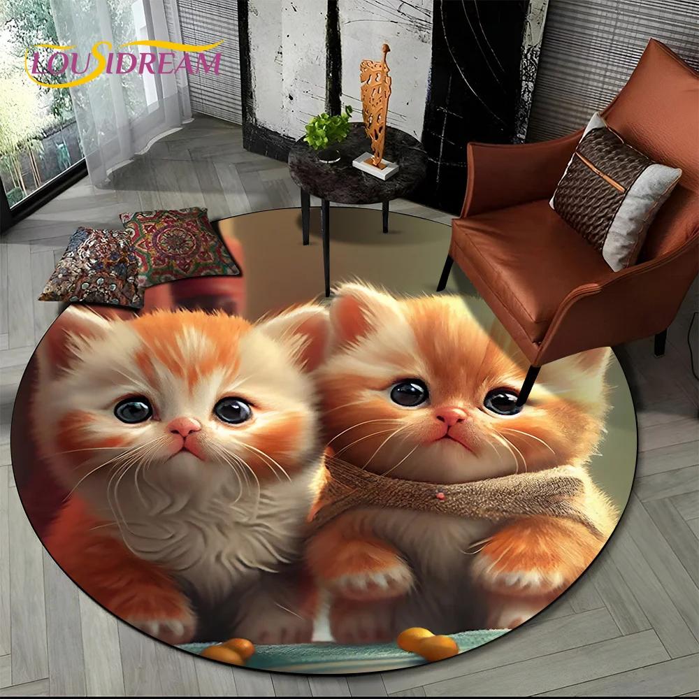 3D Mysteriou Sun Moon Tarot Mandala Magic Round Area Carpet Rug for Living Room Bedroom Kid Playroom Decor,Pet Area Rug Non-slip