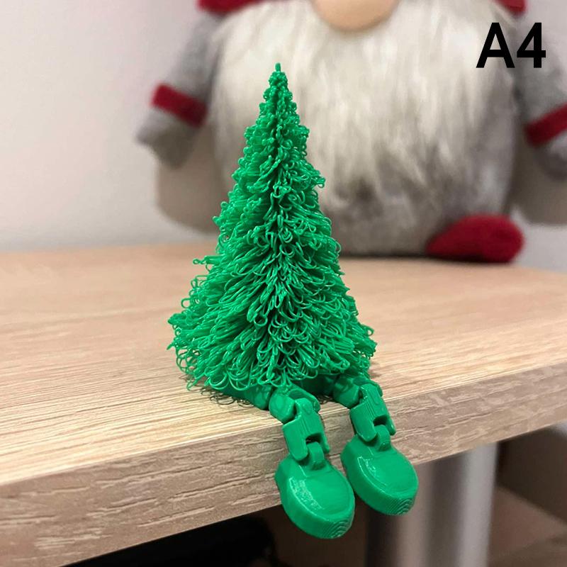 3D Printed Christmas Ball Christmas Tree Ornament With Movable Joint Christmas Decorations Festive Tabletop Display Statue