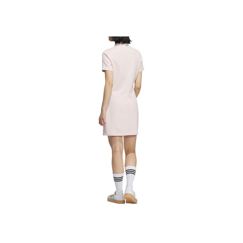 adidas Originals Comfortable Fashion Versatile High-End Short Sleeve Dress Women Dresses Miracle-Quartz KB6410