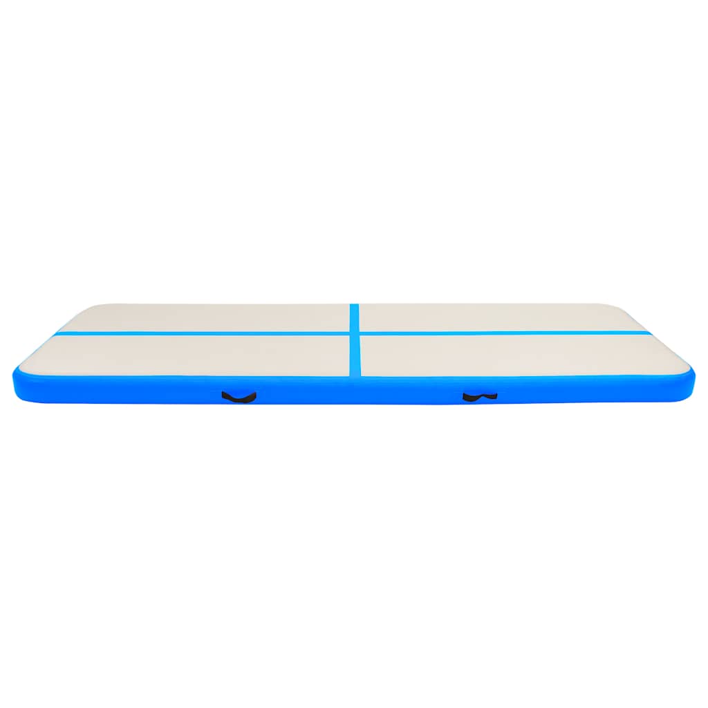 Inflatable Gymnastics Mat with Pump 300 x 100 x 20 cm PVC Blue