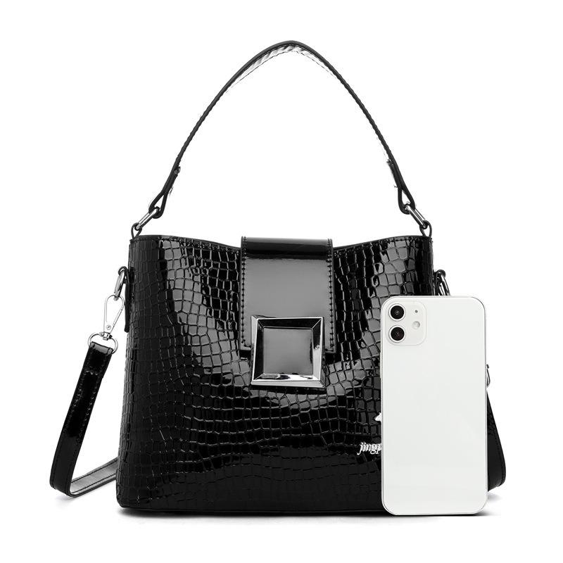 Neue Mode Vielseitige Flow Bucket Bag Premium Große Kapazität Schultertasche Umhängetasche Handtasche