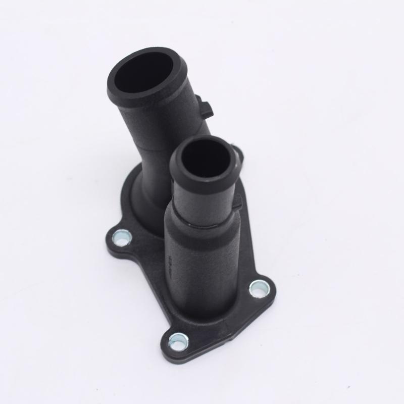 Long Lasting Coolant Flange Thermostat Water Pipe Maintenance For 1493599 Enhances Performances Efficient Engine Cooling