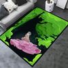 PrincessWicked Pattern Polyester Office Carpet Chair Mats, Home Decor Dormitory Floor Protector with Anti-Skid Backing, Large Area Coverage,
