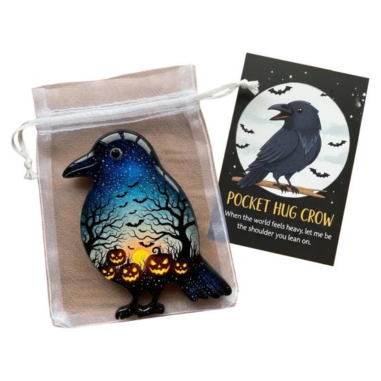 

Карманные карточки-призраки Карманные обнимашки Призрак с карточкой с ободрением Милый миниатюрный призрак из смолы Жетон эмоциональной поддержки Вдохновляющие подарки для друзей семьи 1pc D