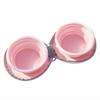 Collapsible Silicone Pet Bowl Double Design Portable Foldable Dog Cat Feeding Dish Travel Water Food Container