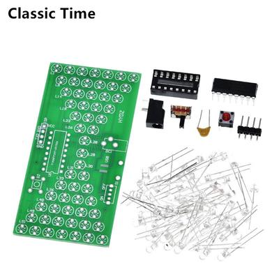 5V elektronické přesýpací hodiny DIY sada Zábavné elektrické výrobní sady přesné s LED lampami Dvouvrstvá deska PCB 84 * 40 mm