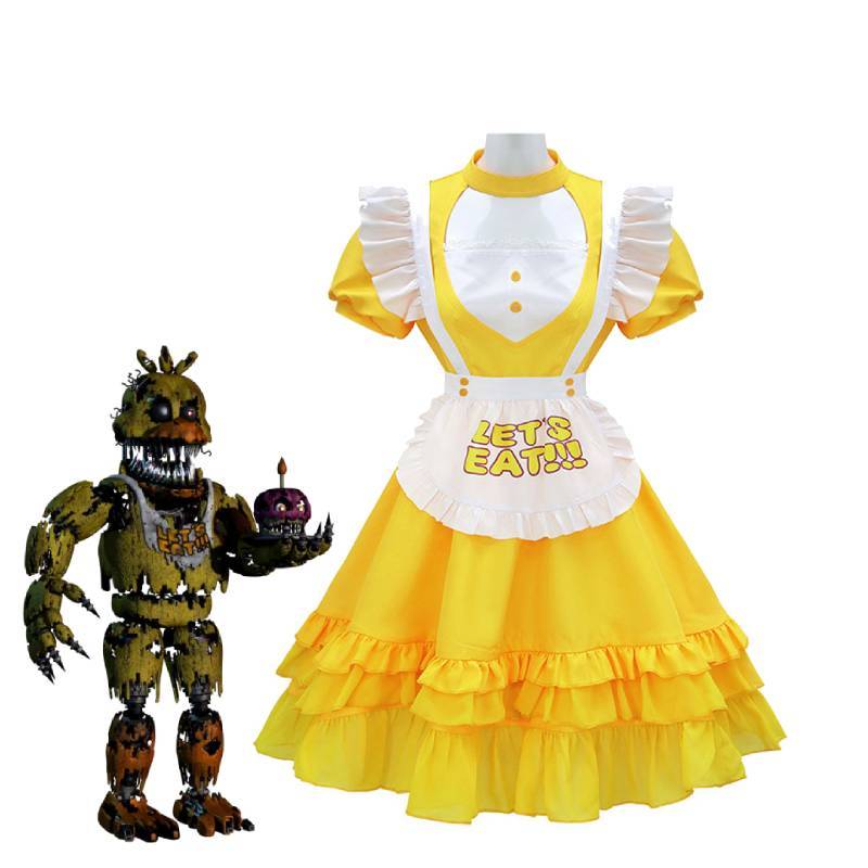 Five Nights At Freddys Cosplay Costume Set For Youth Party Wear