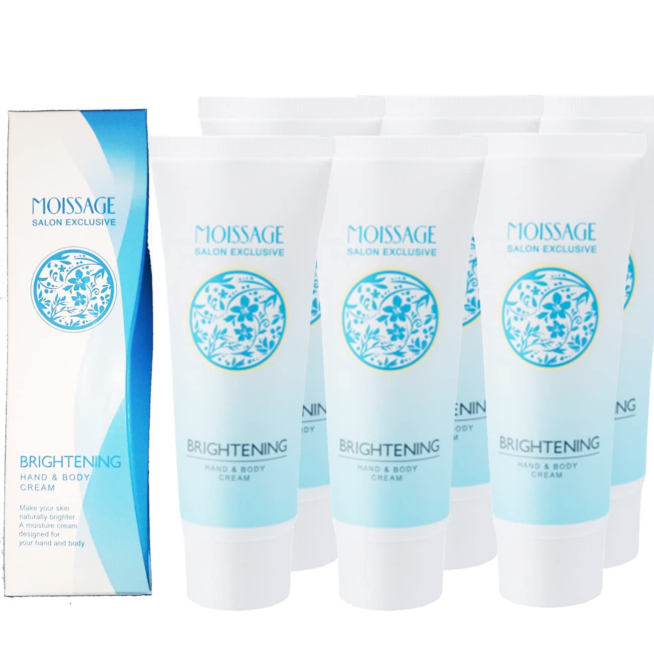 

Moisage Whitening Hand and Body Medicated Hand [6 bottles] Treatment, Cream, Fragrance-Free, Quasi-drug