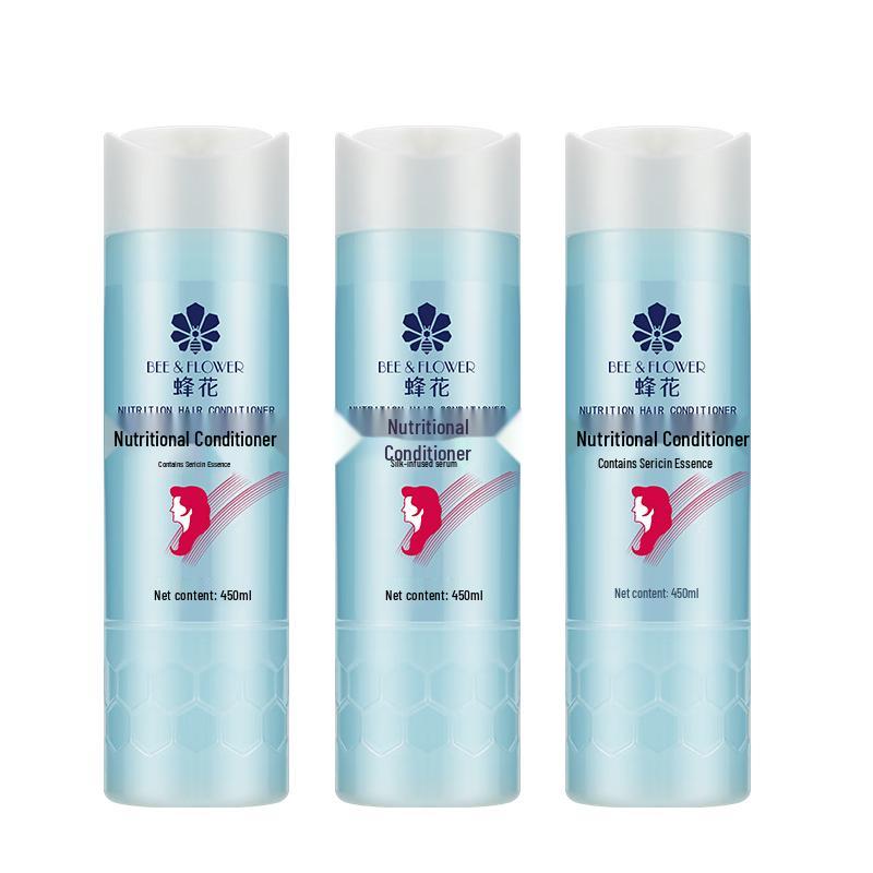 Bee Flower Silk Peptide Nourishing & Hydrating Conditioner (3 x 450ml)