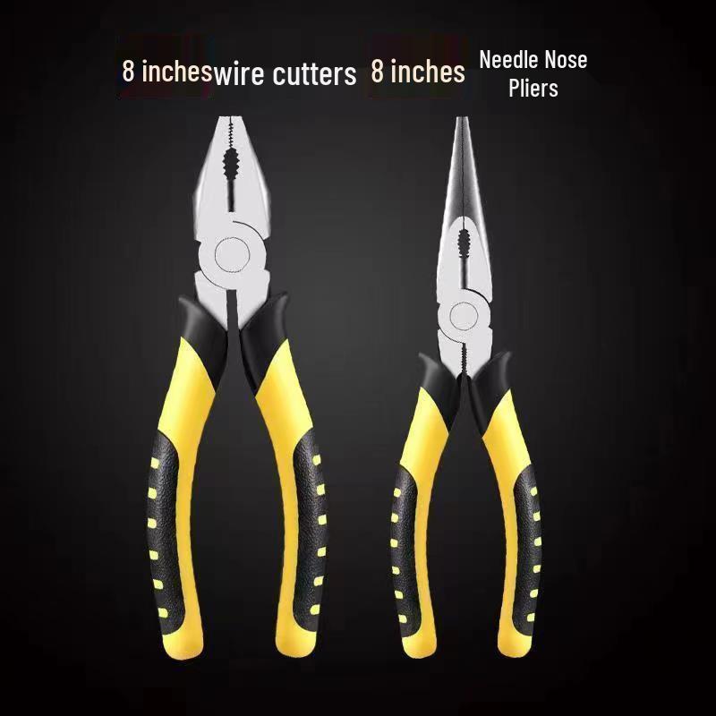 Tiger Multifunctional Needle Nose Pliers: Industrial Grade Wire Cutters and Strippers for Electricians