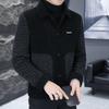 Men's Wool Patchwork Jacket: Warm, Fashionable & Handsome