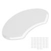 50pcs Disposable Face Visors Transparent Protective Shower Visors for Eyeliner Eyebrow Tattooing Eyelash Extension Hair