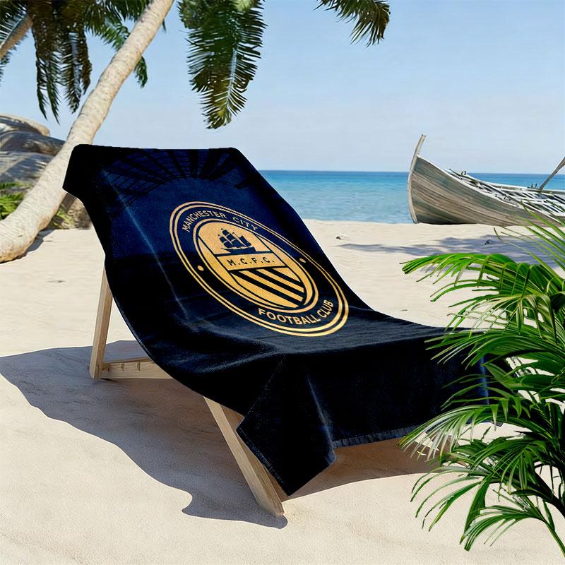 Rodri MCFC General Print Beach Towel, Large Soft Quick Dry Towel for Beach Camping Swimming