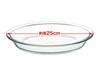 Iwaki Glas Basic Pie Form Set 950ml KSKC208209 Hitzebeständig (Groß & Klein, & 800 ml) (Satz 2)