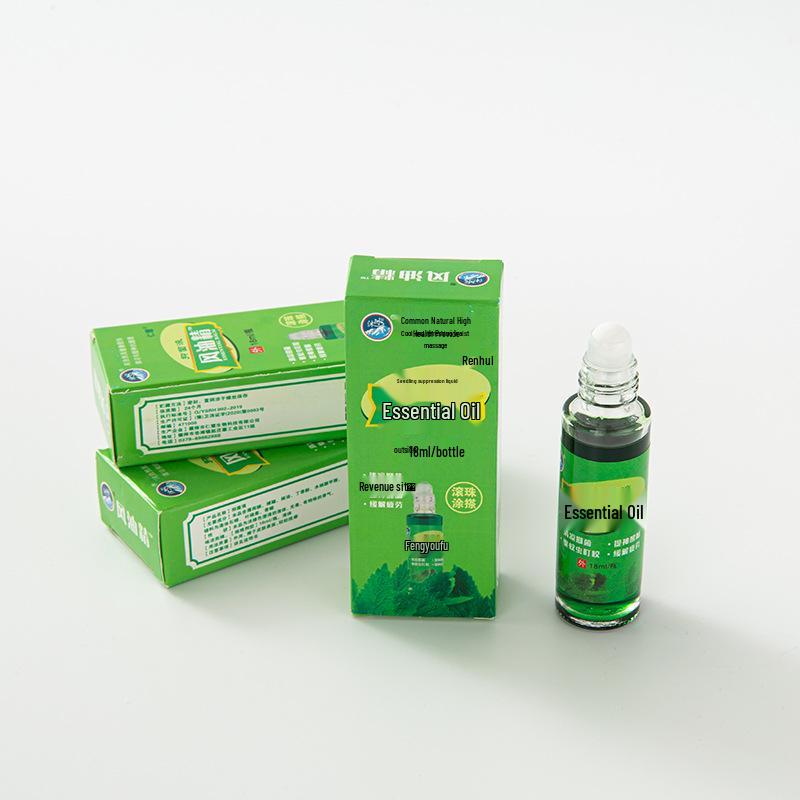 Fengyoujing Kylande Olja Roll-On: Myggavvisande, Klådstillande och Anti-Trötthetsspray