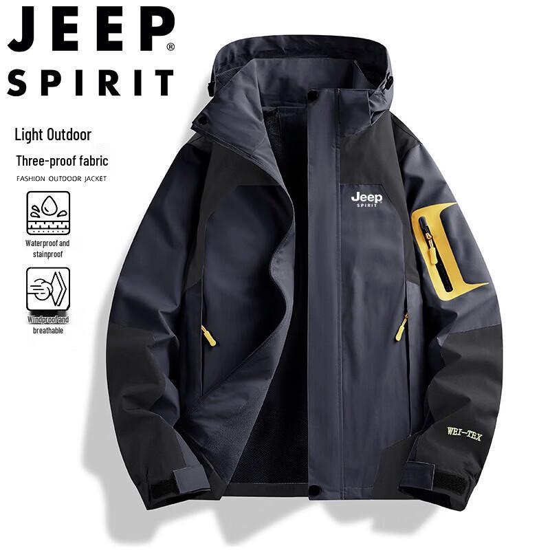 JEEP SPIRIT Men s Outdoor Jackets & Tees 3XL