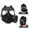Black Anti Fog Lens CS Field Shooting Game Full Face Tactics Face Guard Shield with Exhaust