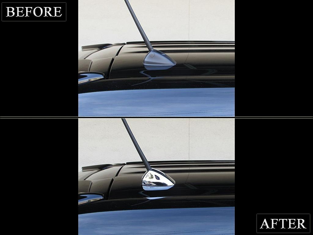 BRIGHTZ Chrome Plated Antenna Cover for Stream and RN9 and N9 and Part 28291 RN6, RN7, RN8, [ANTENNA-022] (RN N6, N7, N8, 6, 7, 8, 9) - Number