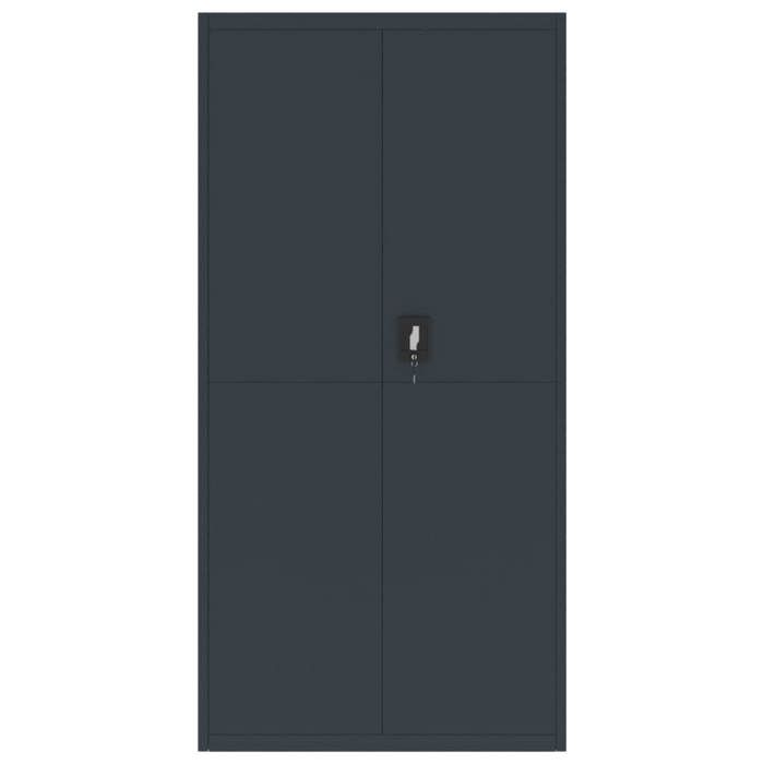 VidaXL Classeur anthracite 90x40x180 cm Acier 339755