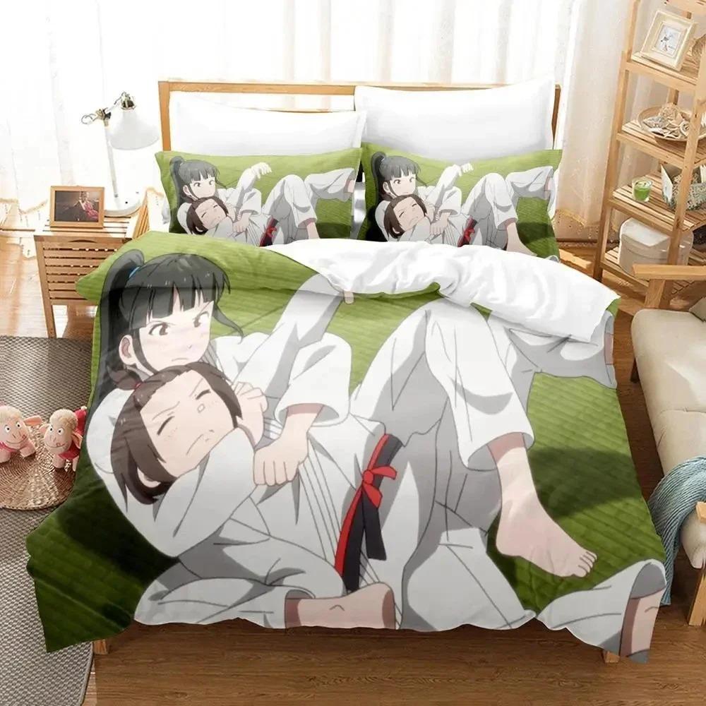 3D Anime Ippon Again Bettwäsche-Set Bettbezug Bett-Set Steppdecke Kissenbezug Bettdecke King Queen Größe Jungen Erwachsene Bettwäsche-Set