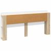 Headboard Cabinet with Storage Sonoma Oak Wood Based Material