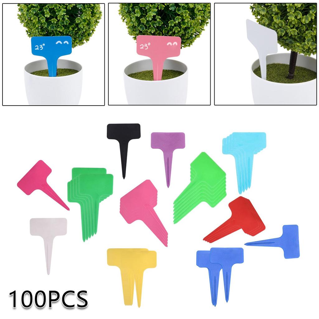 100x Nursery Garden Labels Plant Name Tags for Gardening Outdoor Plants