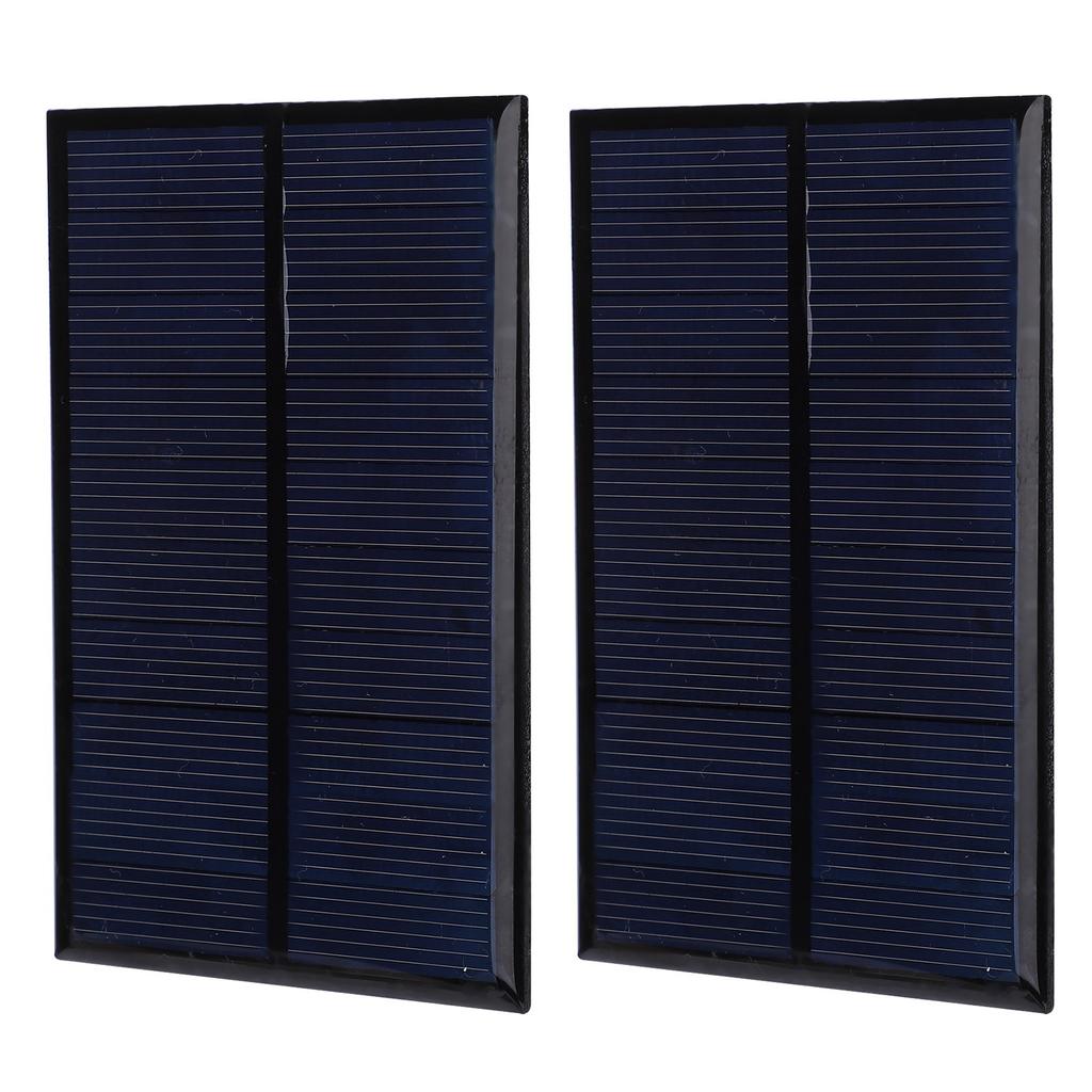 2Pcs Mini Solar Panel Epoxy Power Module Battery Polysilicon Industrial Supplies 5V 500MA