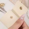 Mini travel jewelry storage bag, storage compartment, ring earring portable box, makeup bag