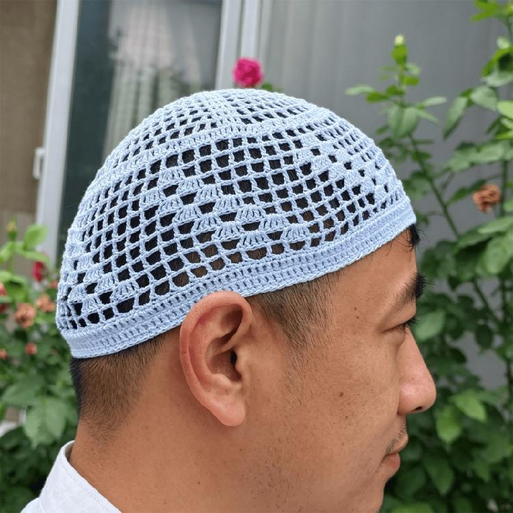 Premium Woven Jewish Skull Cover Practical Accessory for Religious Observances and Special Occasion