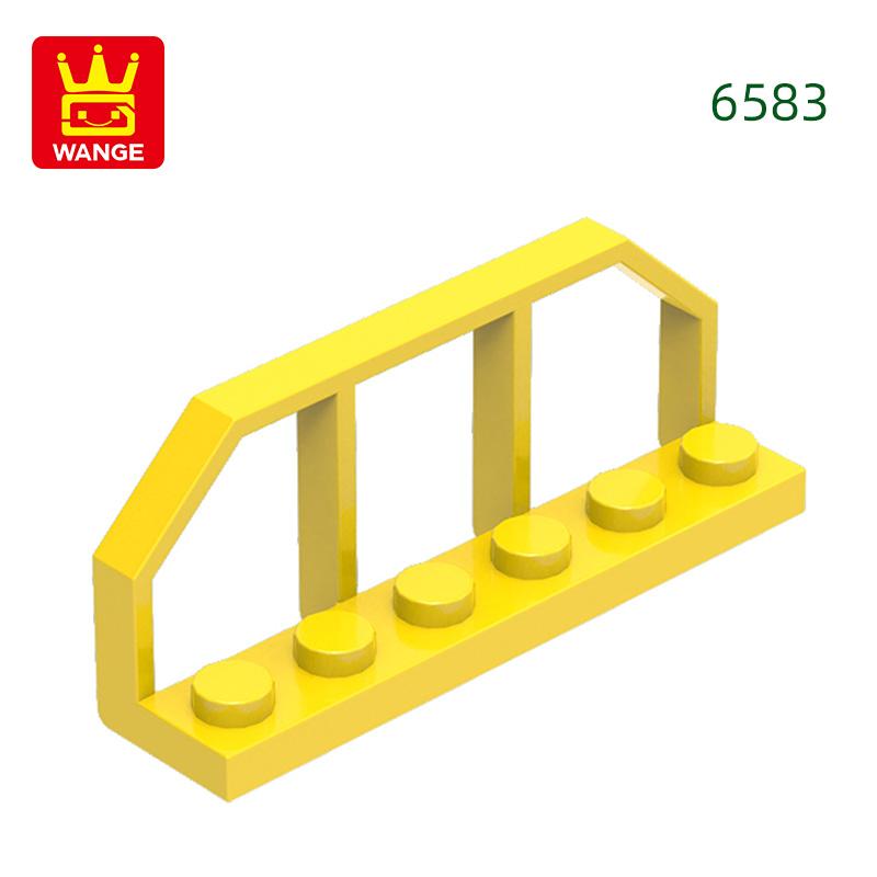 Non-Toxic 59Pcs/Lot 6583 2X6 Guardrail Builing Blocks Moc Fence Parts Compatible With Bricks Diy Children'S Assembly Toy Gift Box