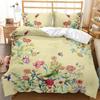 3D Flower Duvet Cover Set Spring Peach Blossom Bedding Set Queen King Size Microfiber Branches Petal Pink Floral Comforter Cover