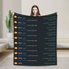 Crypto Wallet Interface Blanket Tech Finance Digital Asset Travel Office Flannel Throw Blanket For Outdoor Super Soft Bedspread
