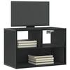 VidaXL TV Stand Black 60x31x39.5 Cm Engineered Wood and Metal 848914