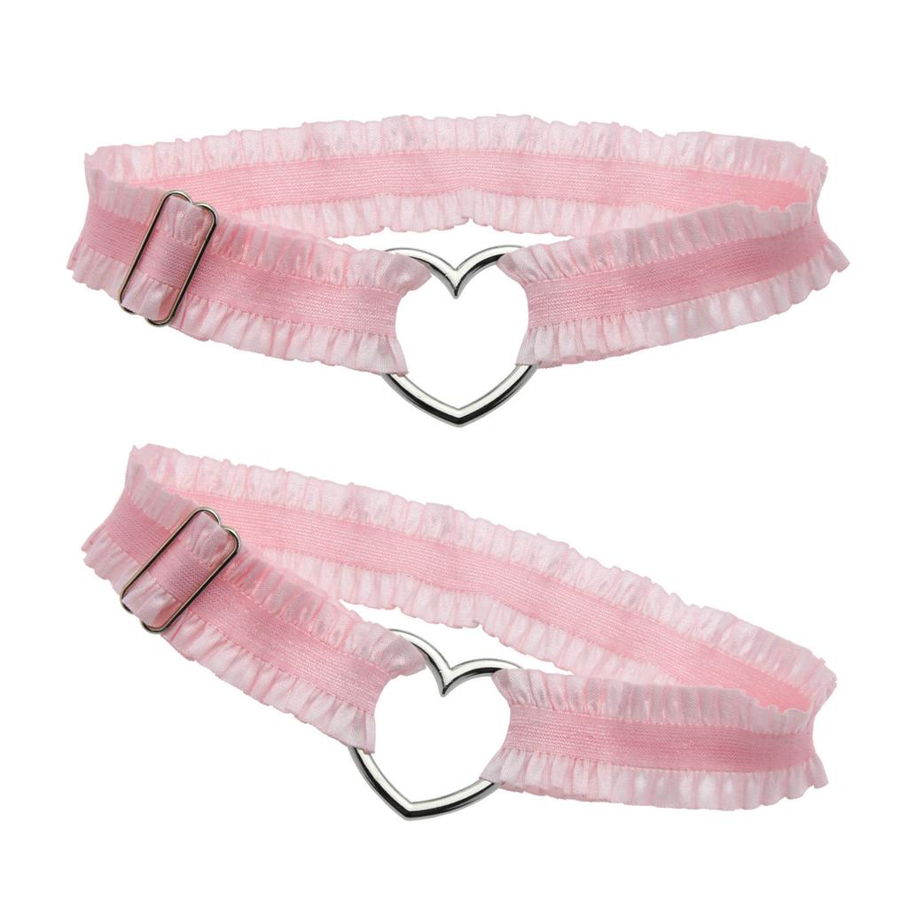 Adjustable Lace Ruched Thigh Harness for Stylish Party Outfits and Cosplay for Gothic Thigh Garter Fashion Enthusiasts