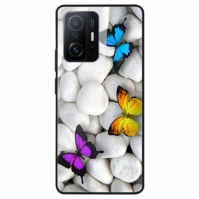 Tempered Glass Case For Xiaomi 11T Cover 6.67 Cool Bumper Hard glass Case For Xiaomi 11T Pro Case Mi 11T Pro Mi11T Capa Shells