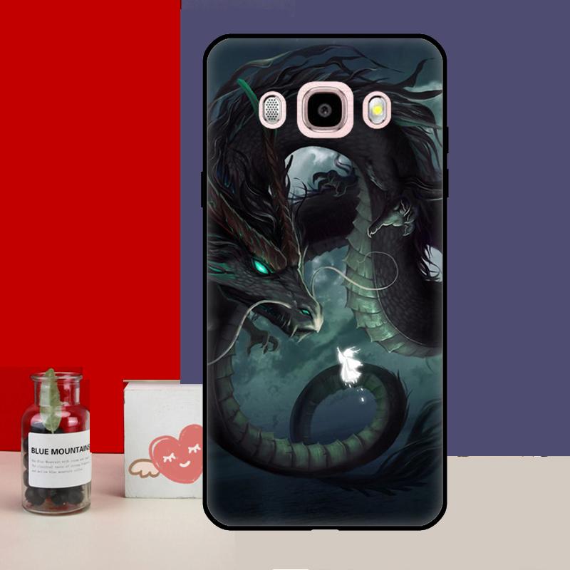 Pouzdro s motivem draka pro Samsung Galaxy J4 J6 Plus 2018 J8 A6 A7 A8 A9 J1 A3 A5 2016 J3 J5 J7 2017 Kryt