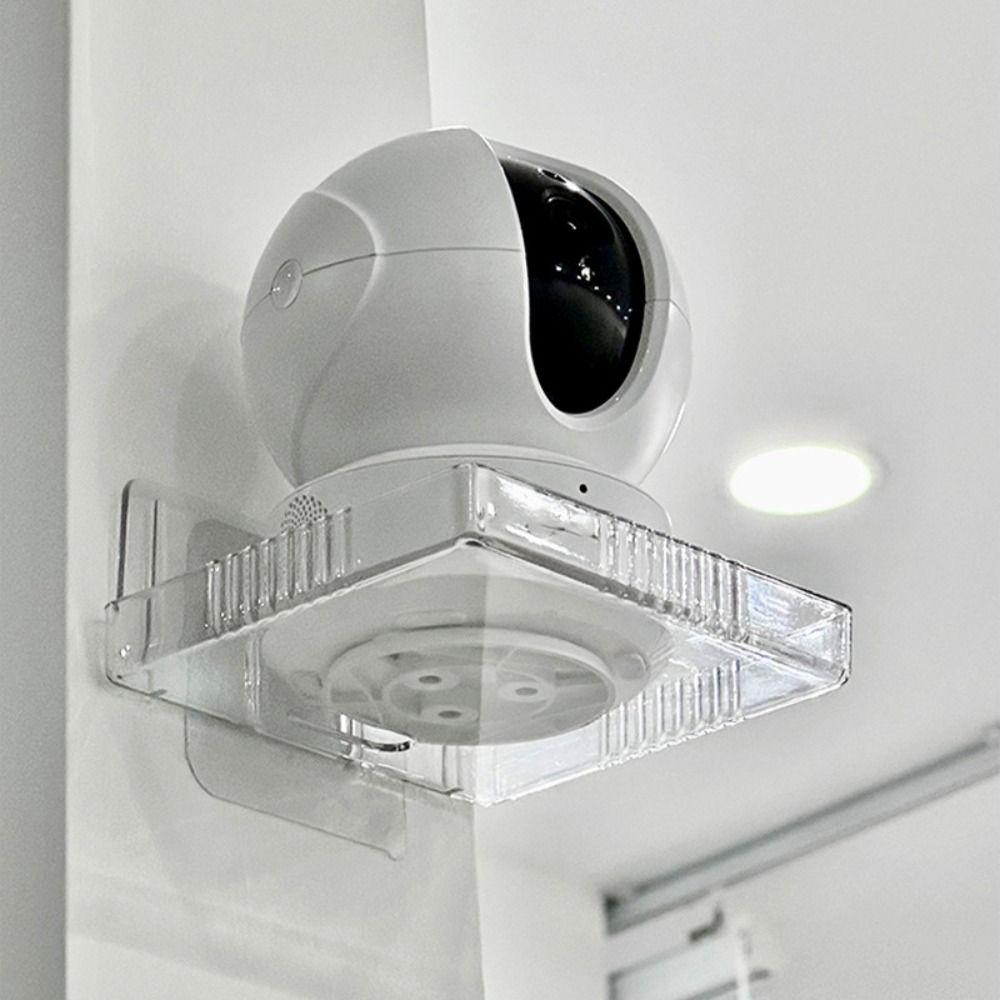 Plastic Acrylic Mount Display Shelves Clear Record Wall Shelf Security Camera Rack  Security Camera