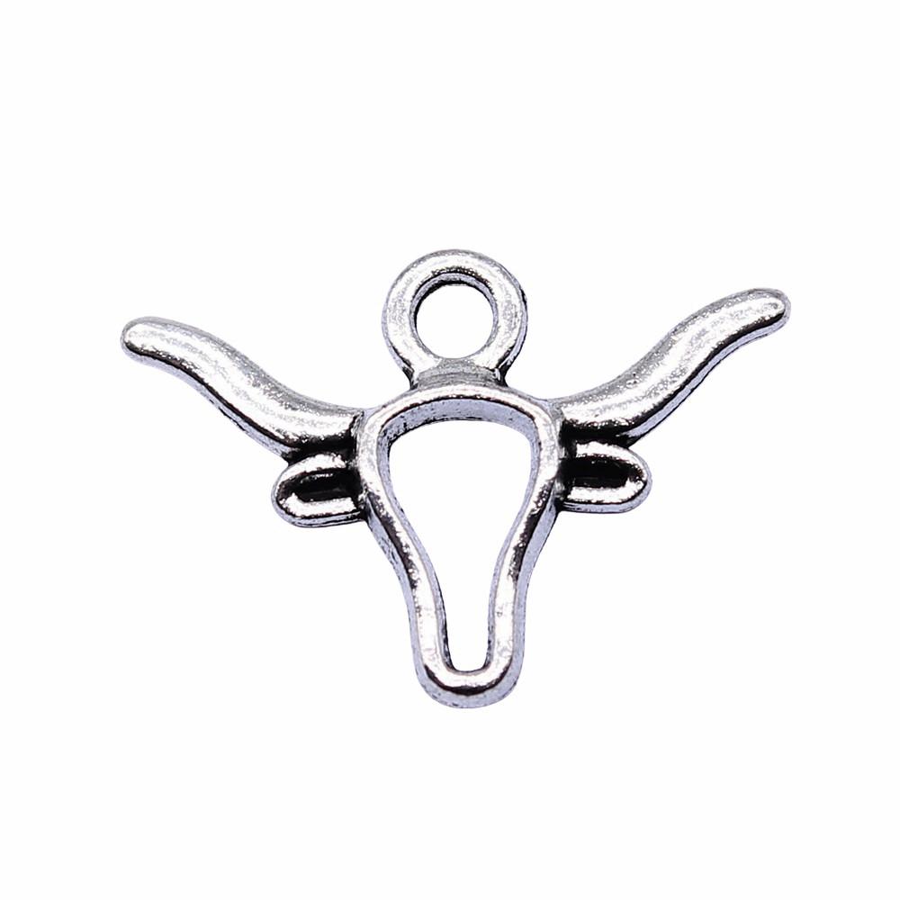 

Pig Sheep Cow Mr Rabbit Charms Alloy Pendants For DIY Bracelet Necklace Accessories A29-10pcs-22x15mm