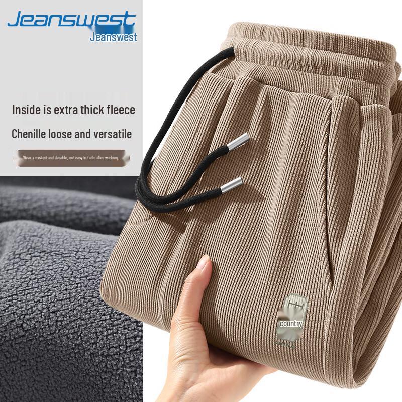 

Jeanswest Men s Winter Fleece-Lined Straight-Leg Casual Pants 3XL